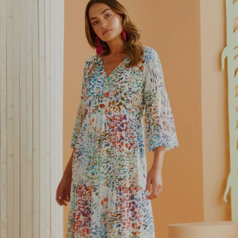 Marie Oliver maxi Dress, slip included